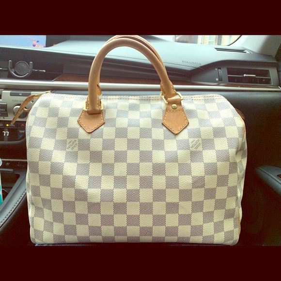 Louis Vuitton Handbags - Louis Vuitton Damier Azur Speedy